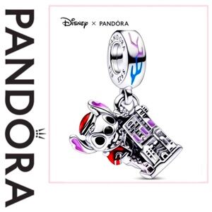NWOT Pandora Disneyland Paris Stitch Hollywood Tower of Terror Charm - 7925